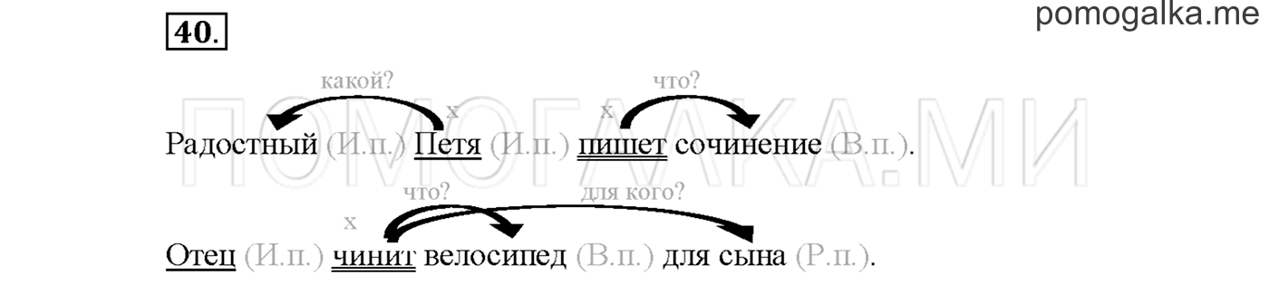 Упражнение №40 страница 120 — решение 1