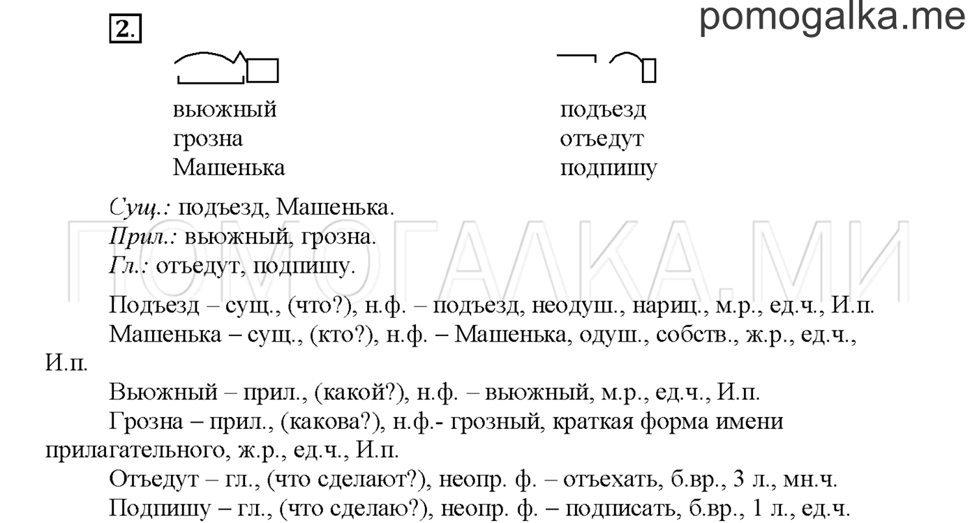 Упражнение №2 страница 126 — решение 1