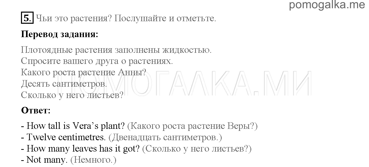 Часть 1. Страница 34-41. 5. What do you know about rain forests?. Задание №5 — решение 1