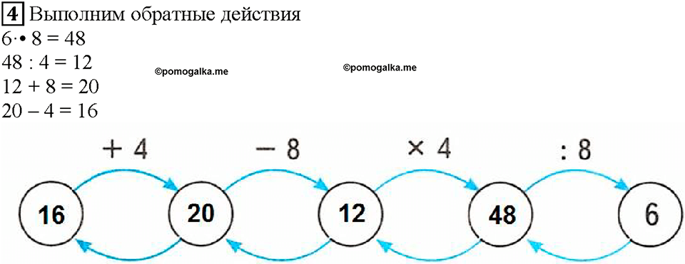 Часть 1. Страница 19. Решаем уравнения. Номер №4 — решение 1