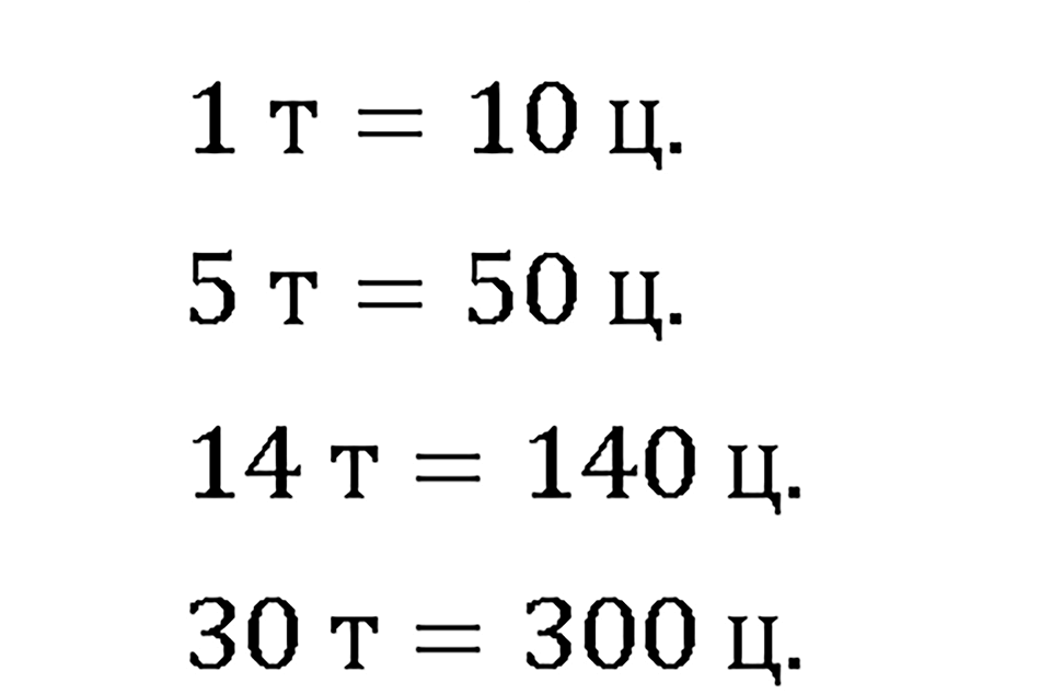 Часть 2. Страница 6-7. Масса и её измерение. Центнер. Номер №5 — решение 2