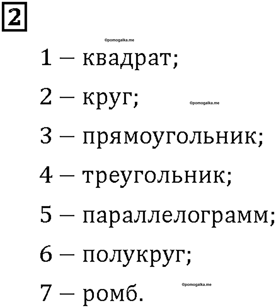 Часть 1. Страница 106-107. Что изучает геометрия?. Номер №2 — решение 1