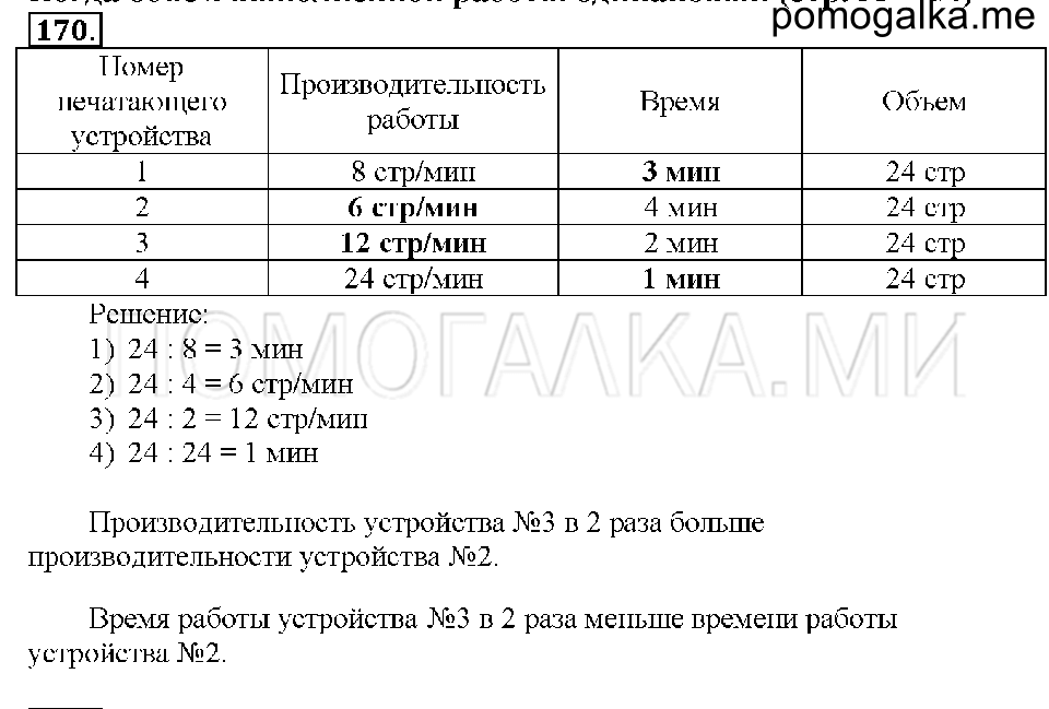 Номер 170 — решение 1
