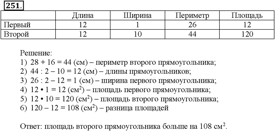 Номер 251 — решение 1