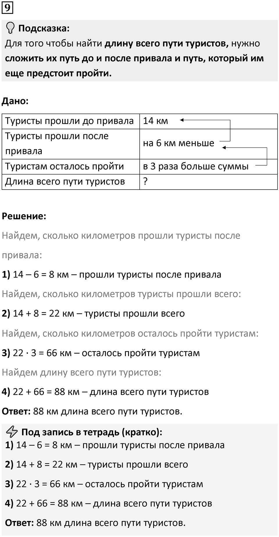 Часть 1 урок 2 номер 9 — решение 1