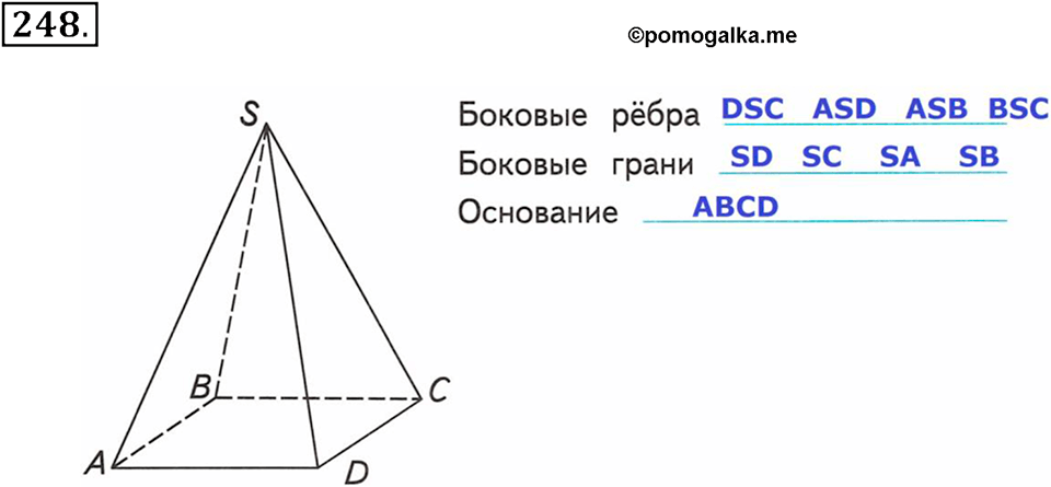 Часть 2. Страница 82-84. Вспоминаем пройденное. Номер №248 — решение 1