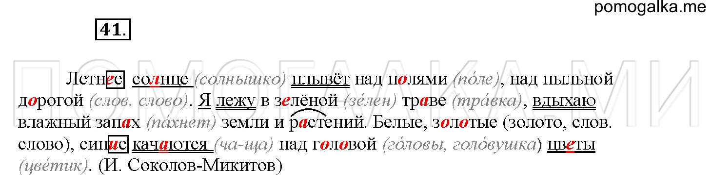 Упражнение №41 — решение 2
