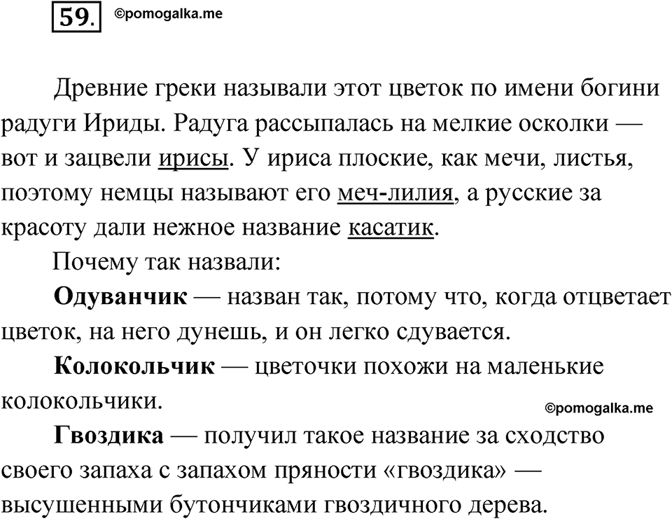 Упражнение №59 — решение 1