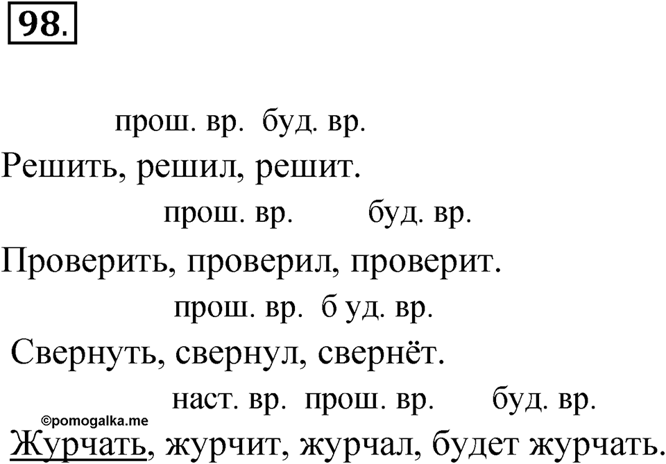 Упражнение №98 — решение 1