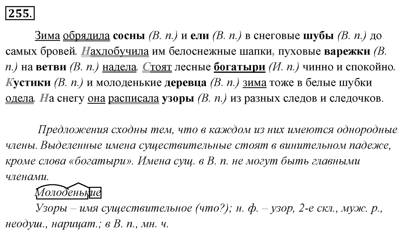 Упражнение 255 — решение 3