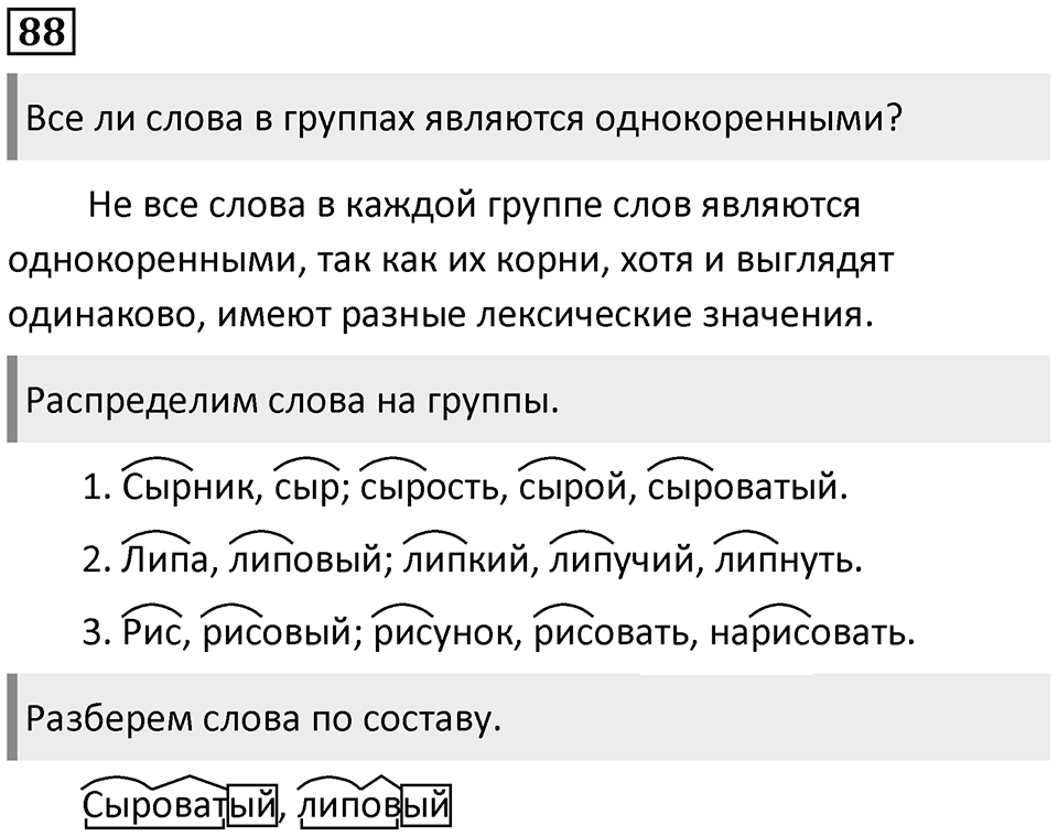 Упражнение 88 — решение 1