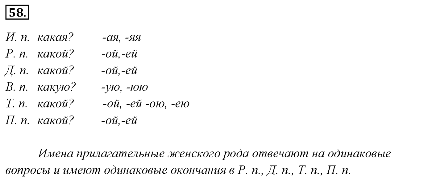 Упражнение 58 — решение 3
