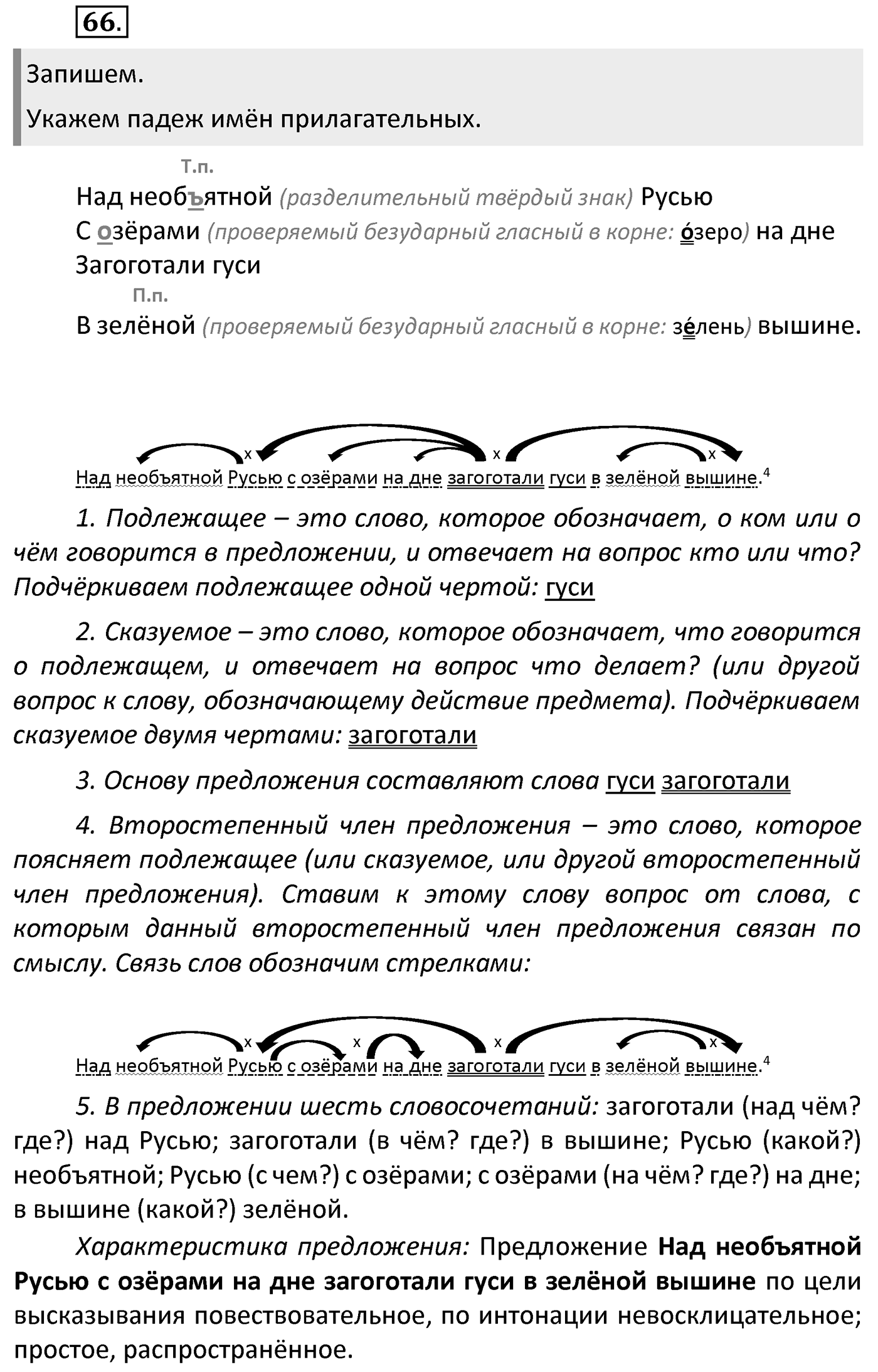 Упражнение 66 — решение 2