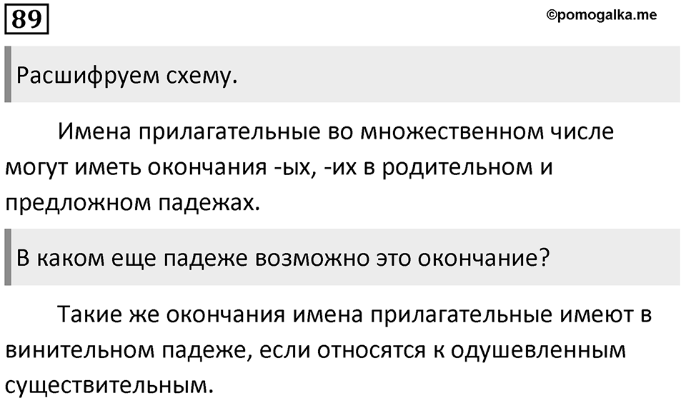 Упражнение 89 — решение 1
