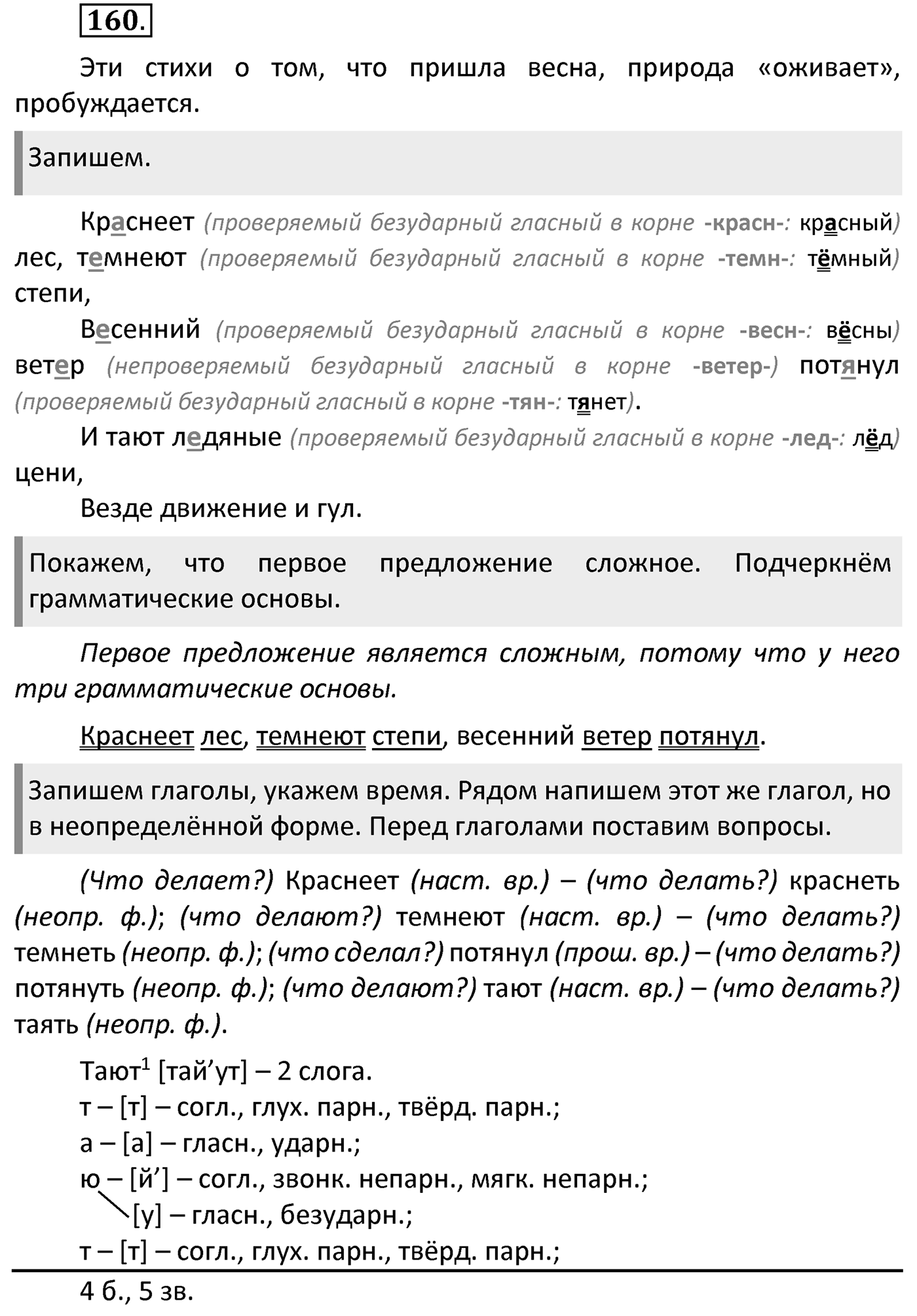 Упражнение 160 — решение 2