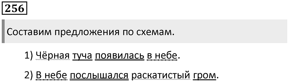 Упражнение 256 — решение 1