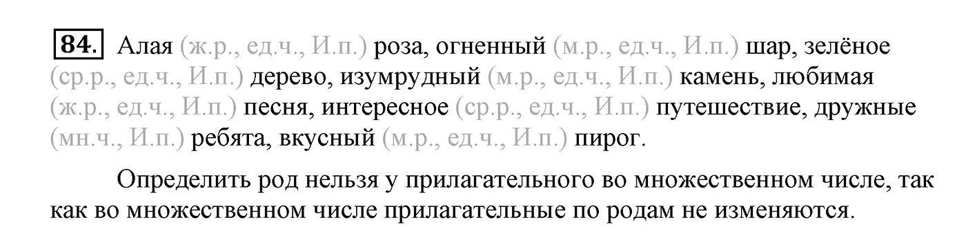 Упражнение №84 — решение 2