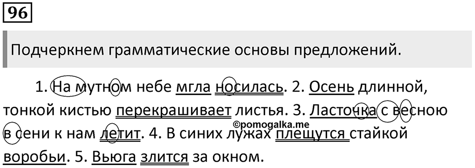 Упражнение №96 — решение 1