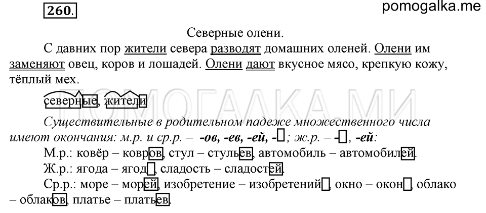 Упражнение №260 — решение 2