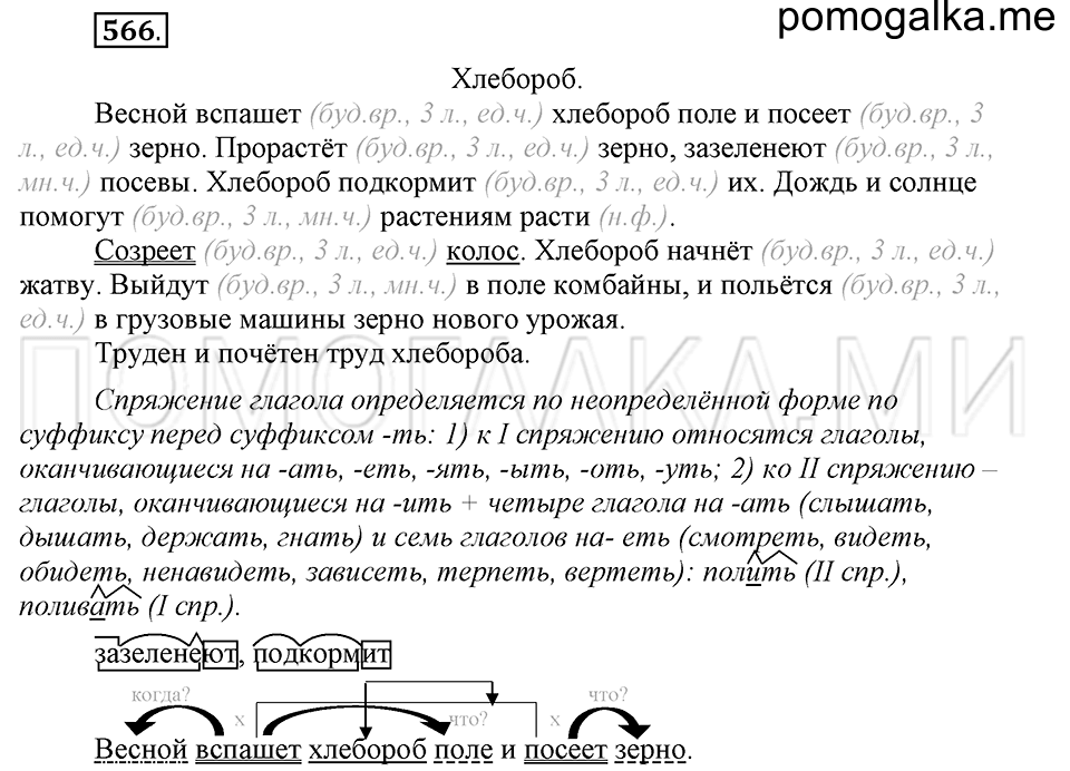 Упражнение №566 — решение 2