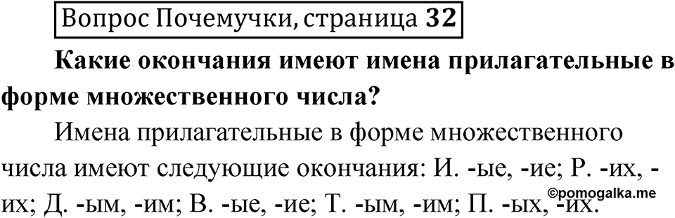 стр. 32 Вопрос почемучки — решение 1