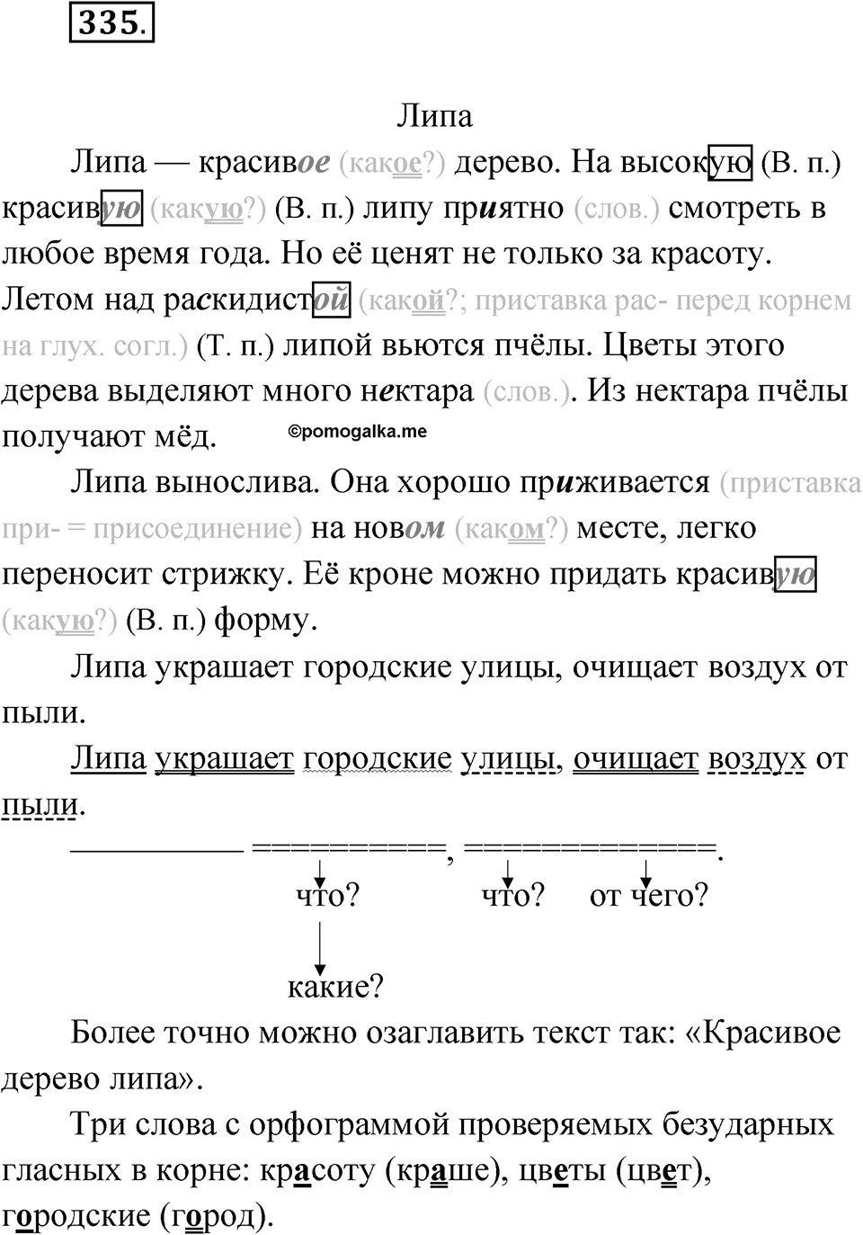 Упражнение №335 — решение 1