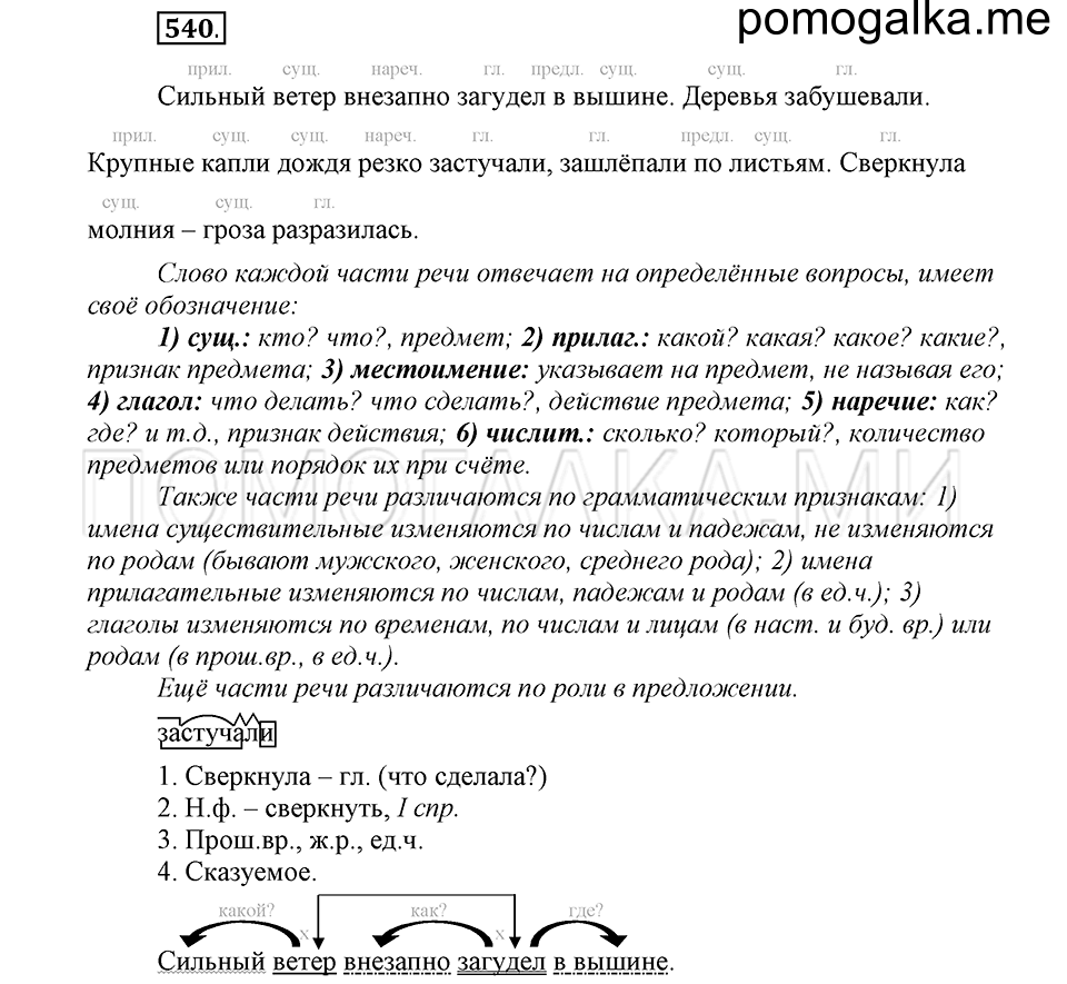 Упражнение №540 — решение 2