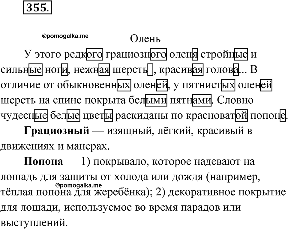 Упражнение №355 — решение 1