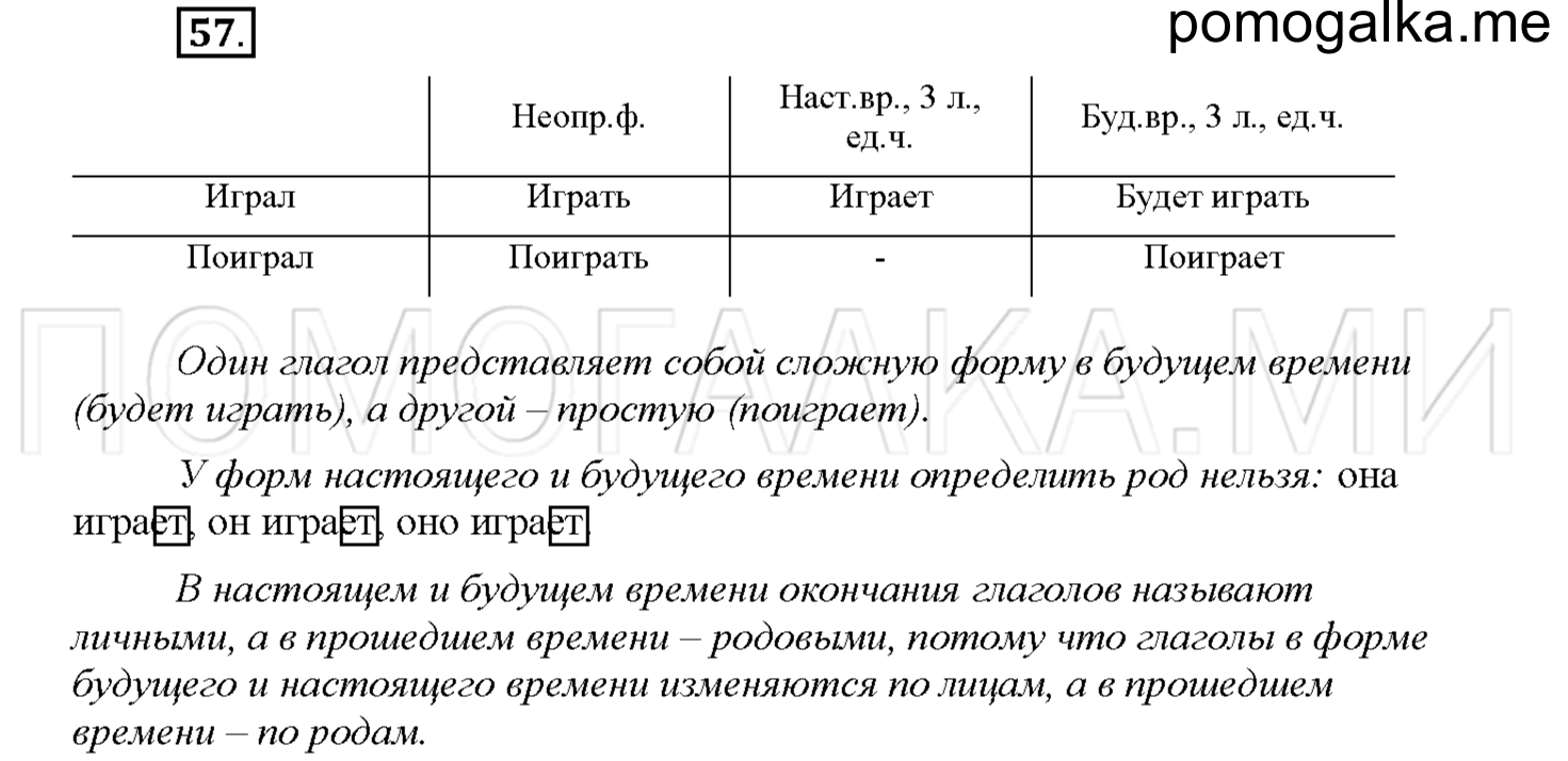 Упражнение №57 — решение 1