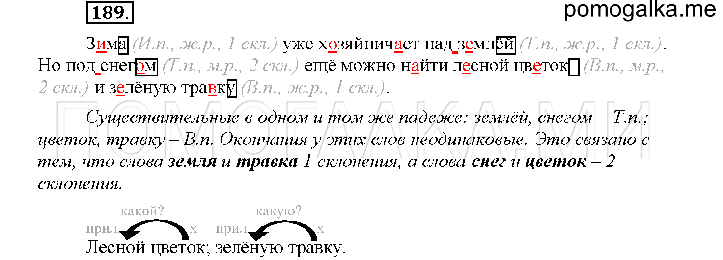 Упражнение №189 — решение 1