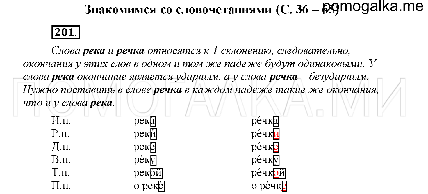 Упражнение №201 — решение 1