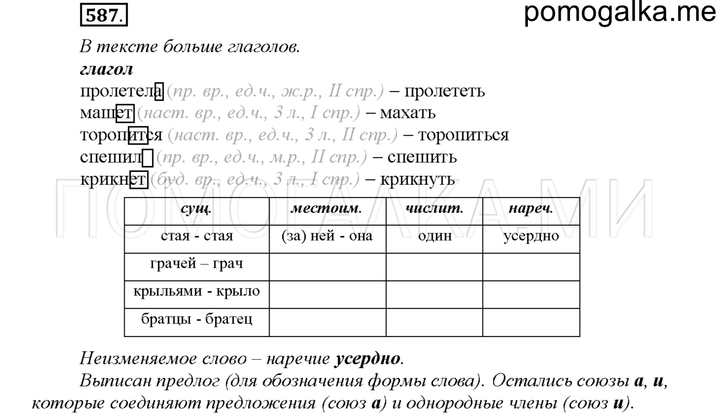 Упражнение №587 — решение 1