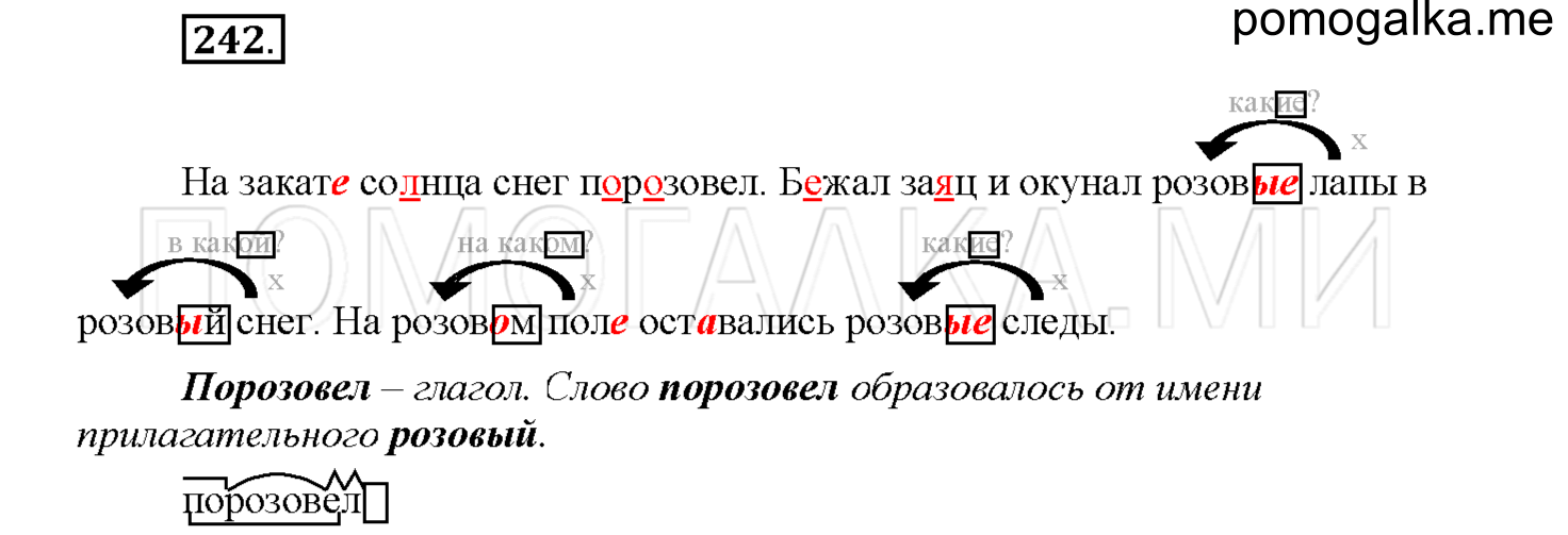 Упражнение №242 — решение 1
