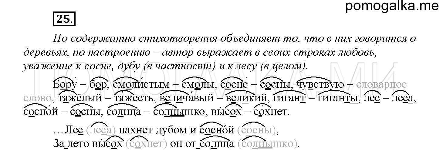 Упражнение №25 — решение 1