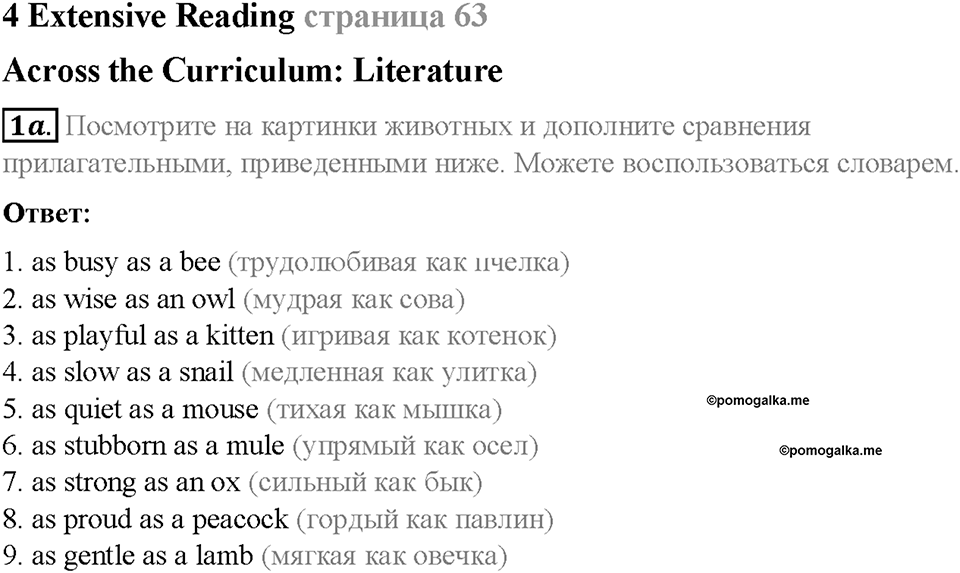 Module 4. Family ties. Страница 63. 4 Extensive Reading. Задание №1a — решение 1
