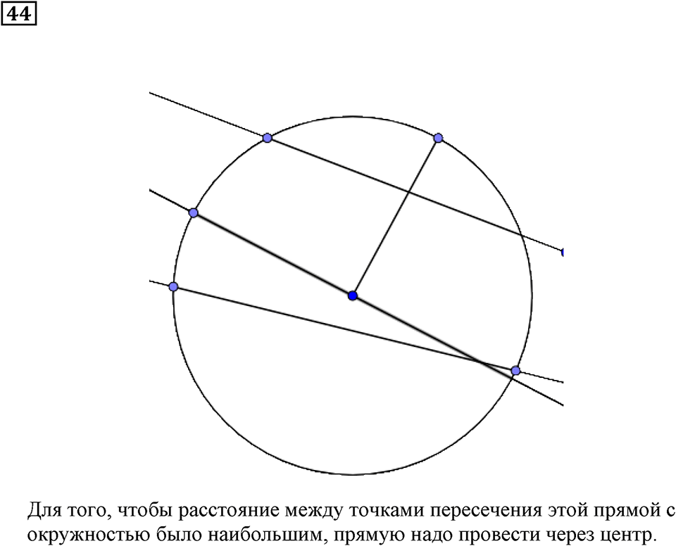 Линии. §4. Окружность. Номер 44 — решение 1