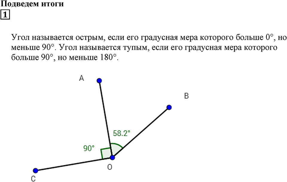 Углы и многоугольники. §19. Многоугольники. Подведём итоги, задание 1 — решение 1