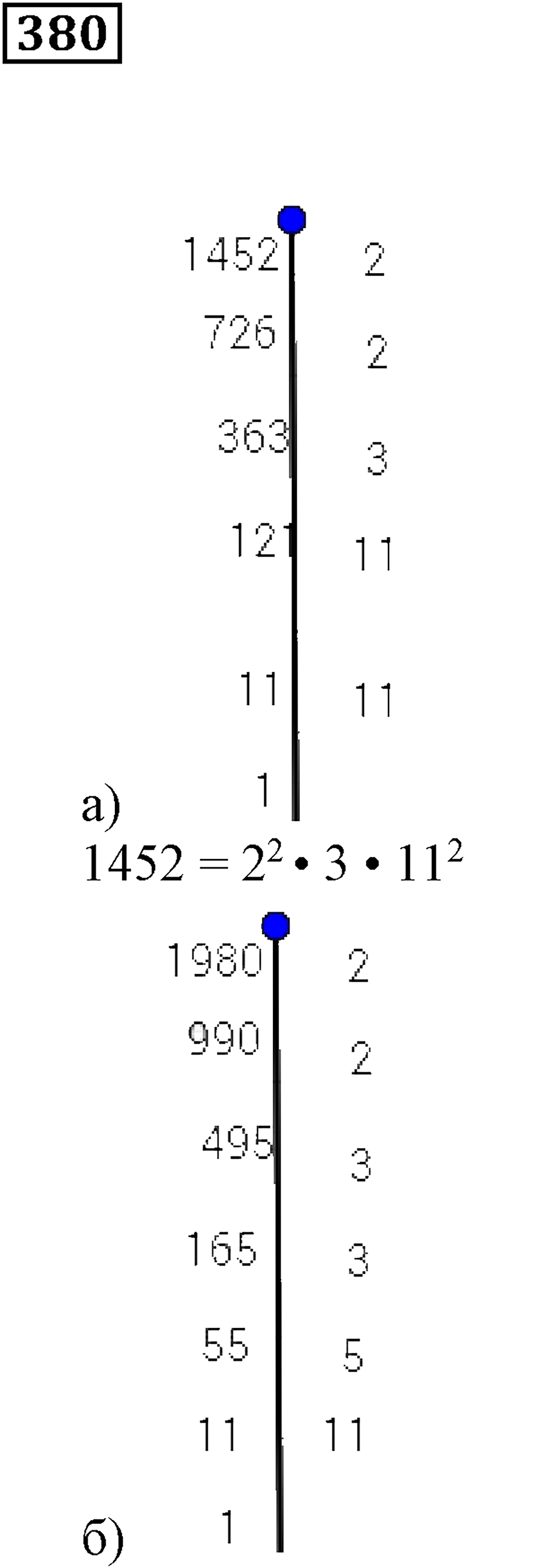 Делимость чисел. §23. Признаки делимости. Номер 380 — решение 1