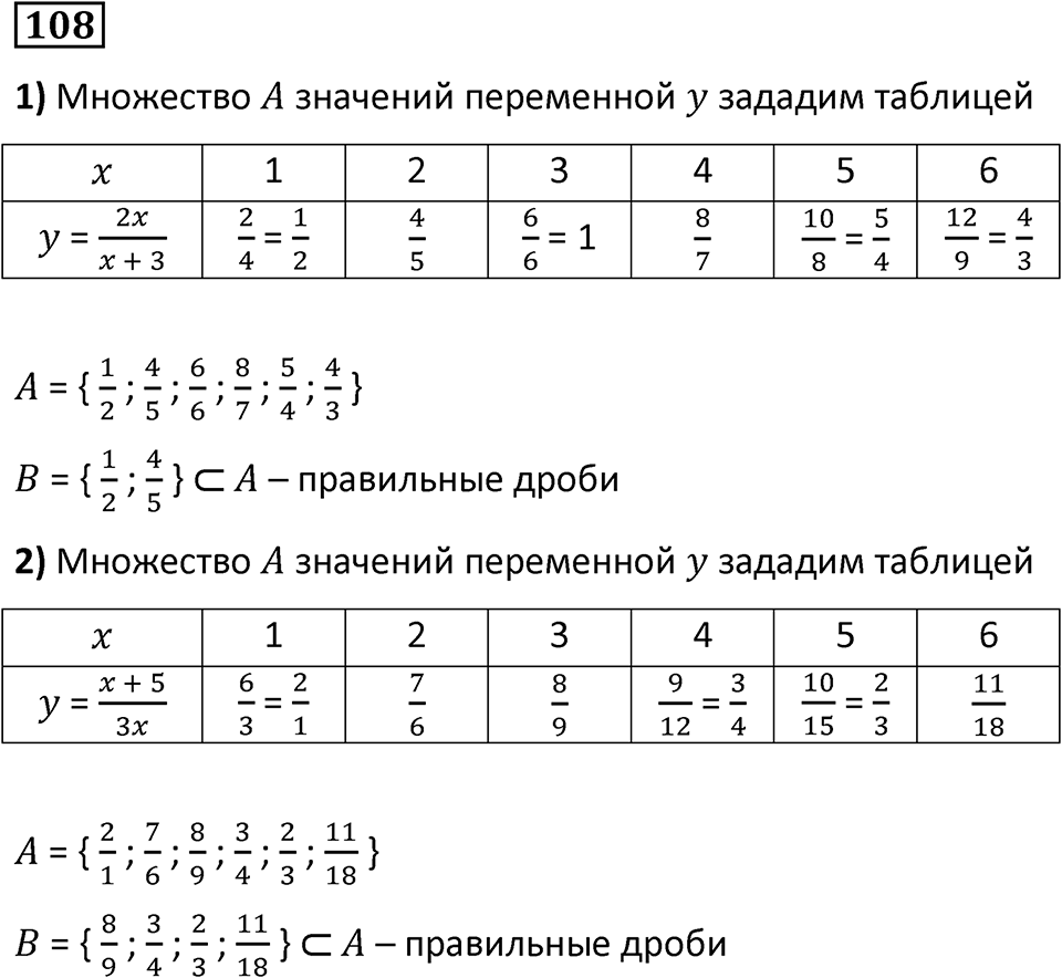 Номер 108 — решение 1