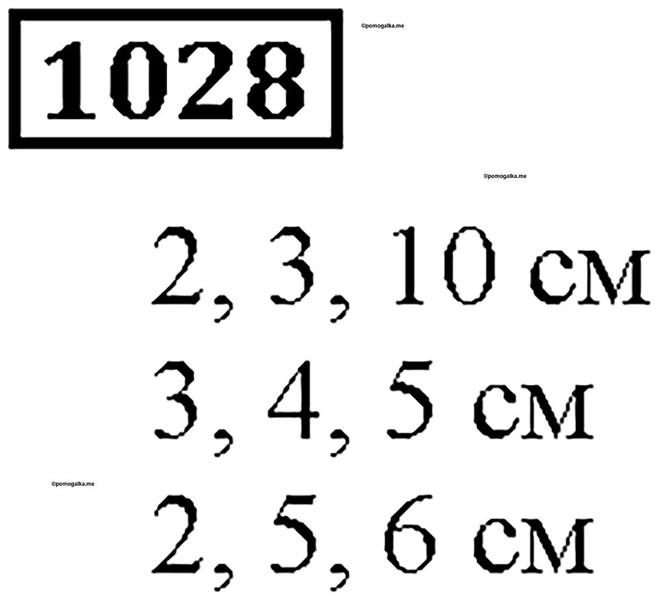 Номер 1028 — решение 1