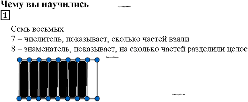 Страницы 190-191 Чему вы научились, номер 1 — решение 1