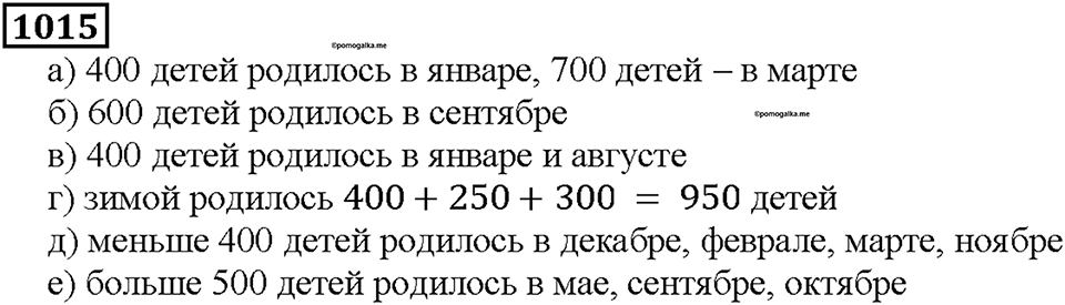 Номер 1015 — решение 1