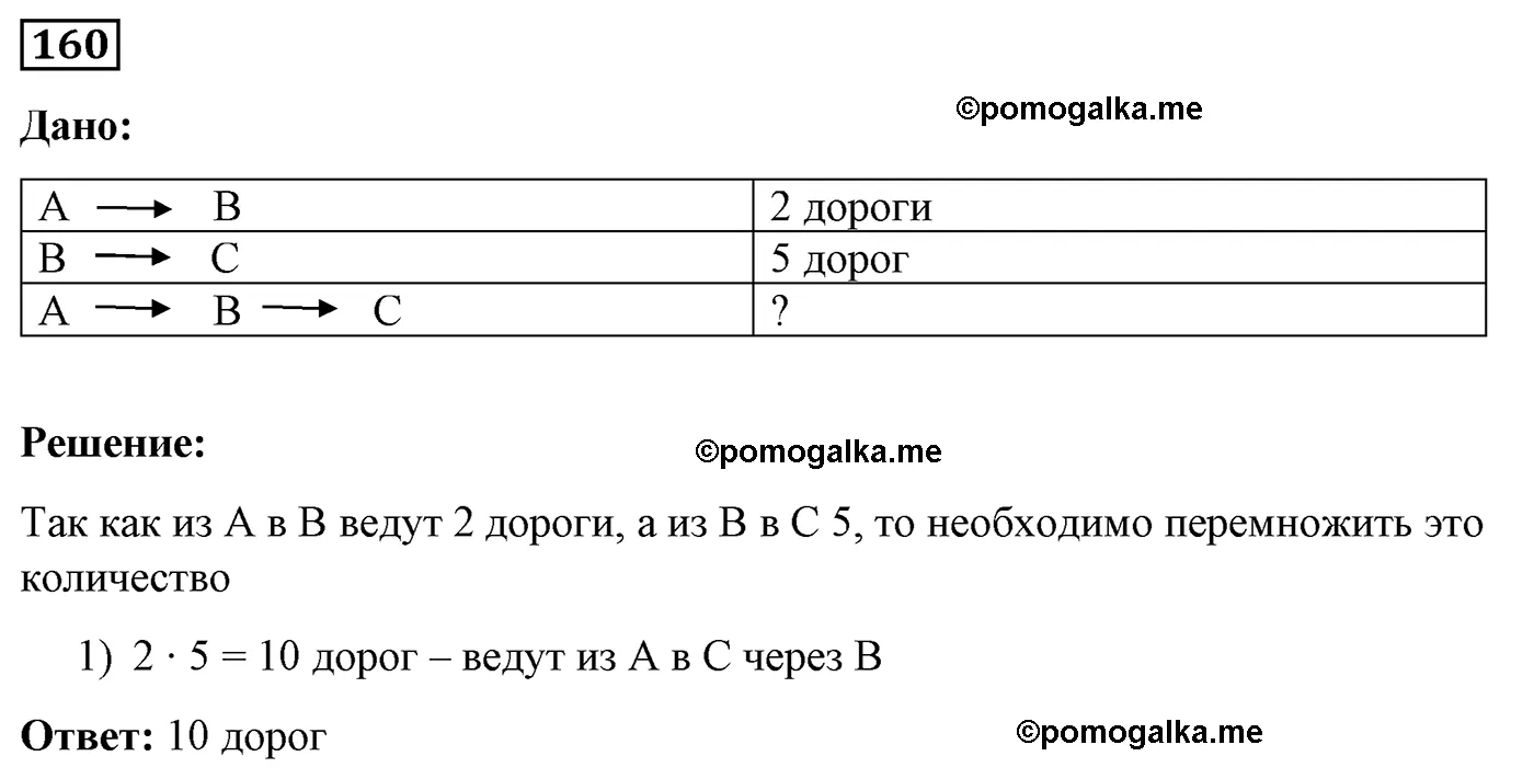 Вариант 2 Номер 160 — решение 1