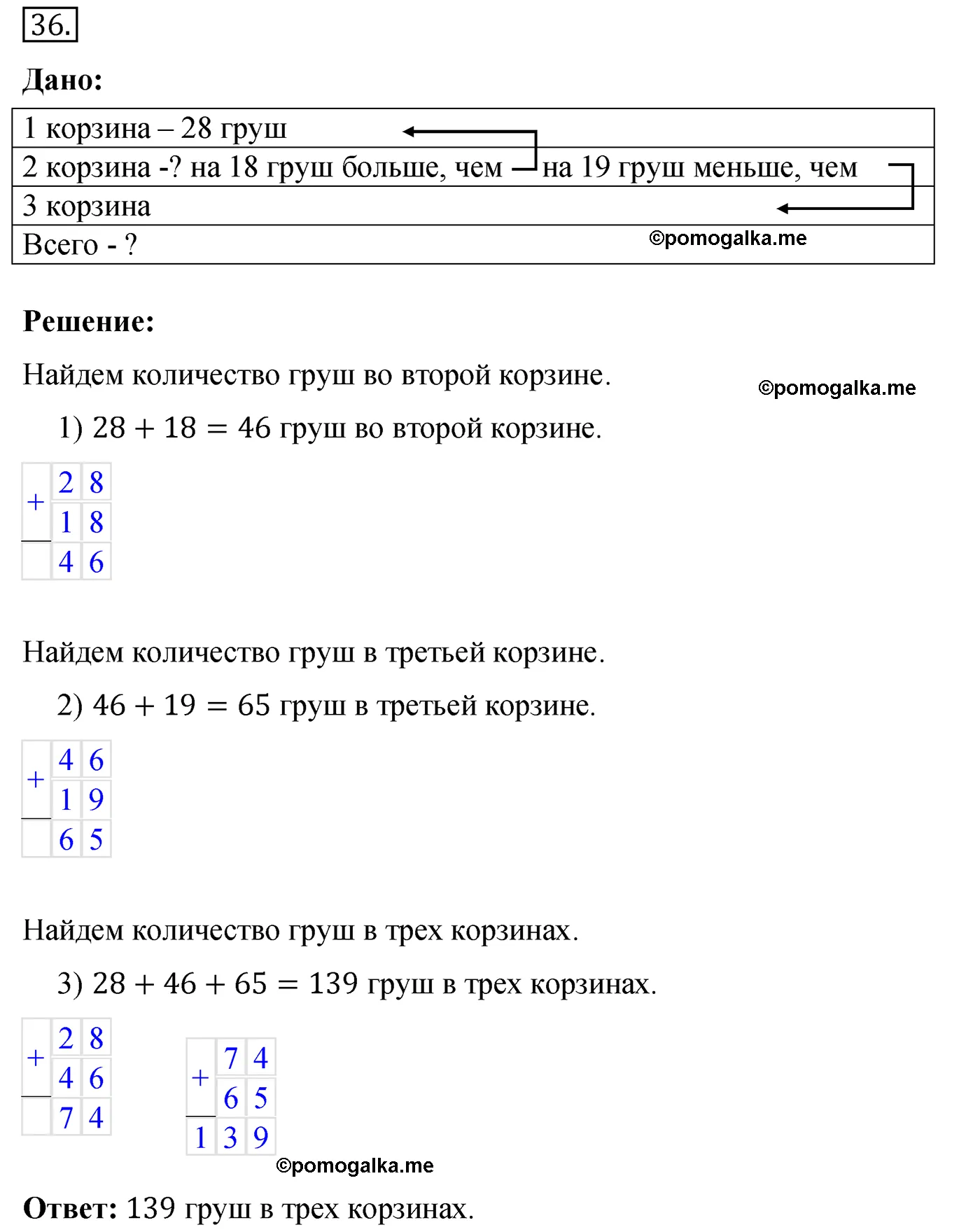 Вариант 4 Номер 36 — решение 1