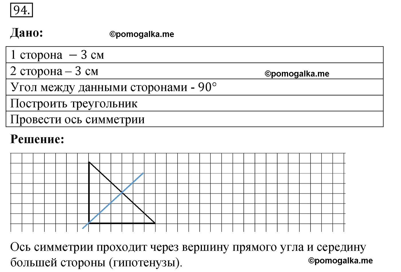 Вариант 4 Номер 94 — решение 1