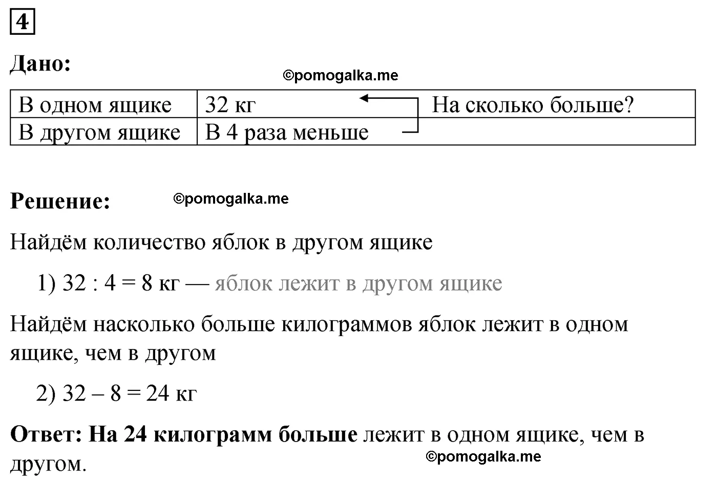 Вариант 1 Номер 4 — решение 1