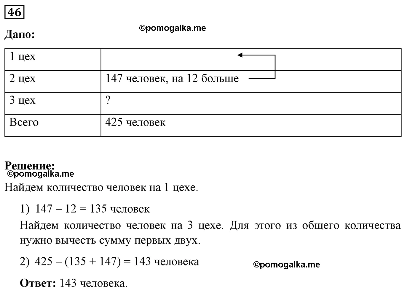 Вариант 2 Номер 46 — решение 1