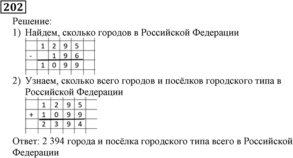 Номер 202 — решение 2
