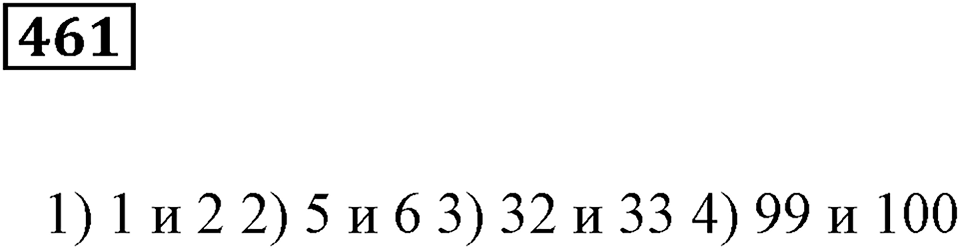 Действия с дробями. §15. Дробь как результат деления натуральных чисел. Номер 461 — решение 1
