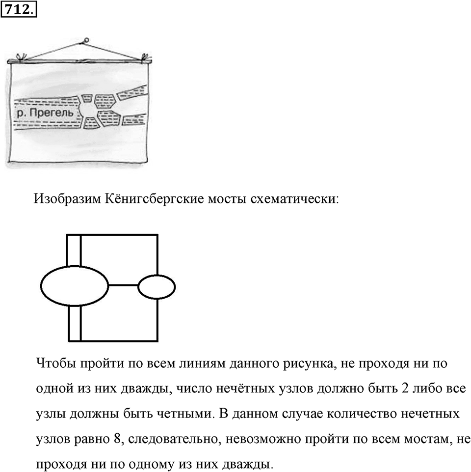 Делимость натуральных чисел. §З.6. Наименьшее общее кратное. Номер №712 — решение 1